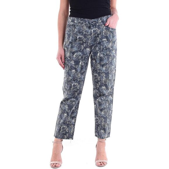 J BRAND Palm Print Cropped Ruby Jean Cape Mountain Size 29 - Picture 1 of 9